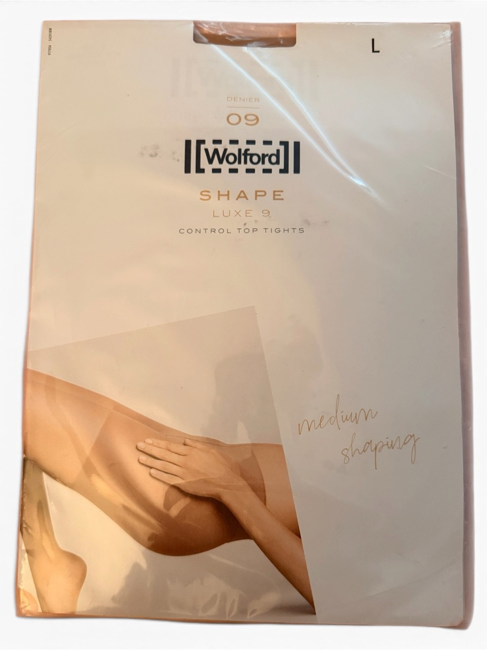Wolford Shape Luxe 09 Control Top Tights - Nude Fairly Light